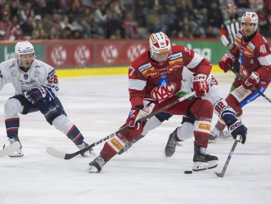 Der KAC bleibt an der Spitze der ICE-Liga