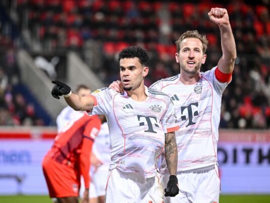 Luis Diaz und Harry Kane trafen gegen Heidenheim