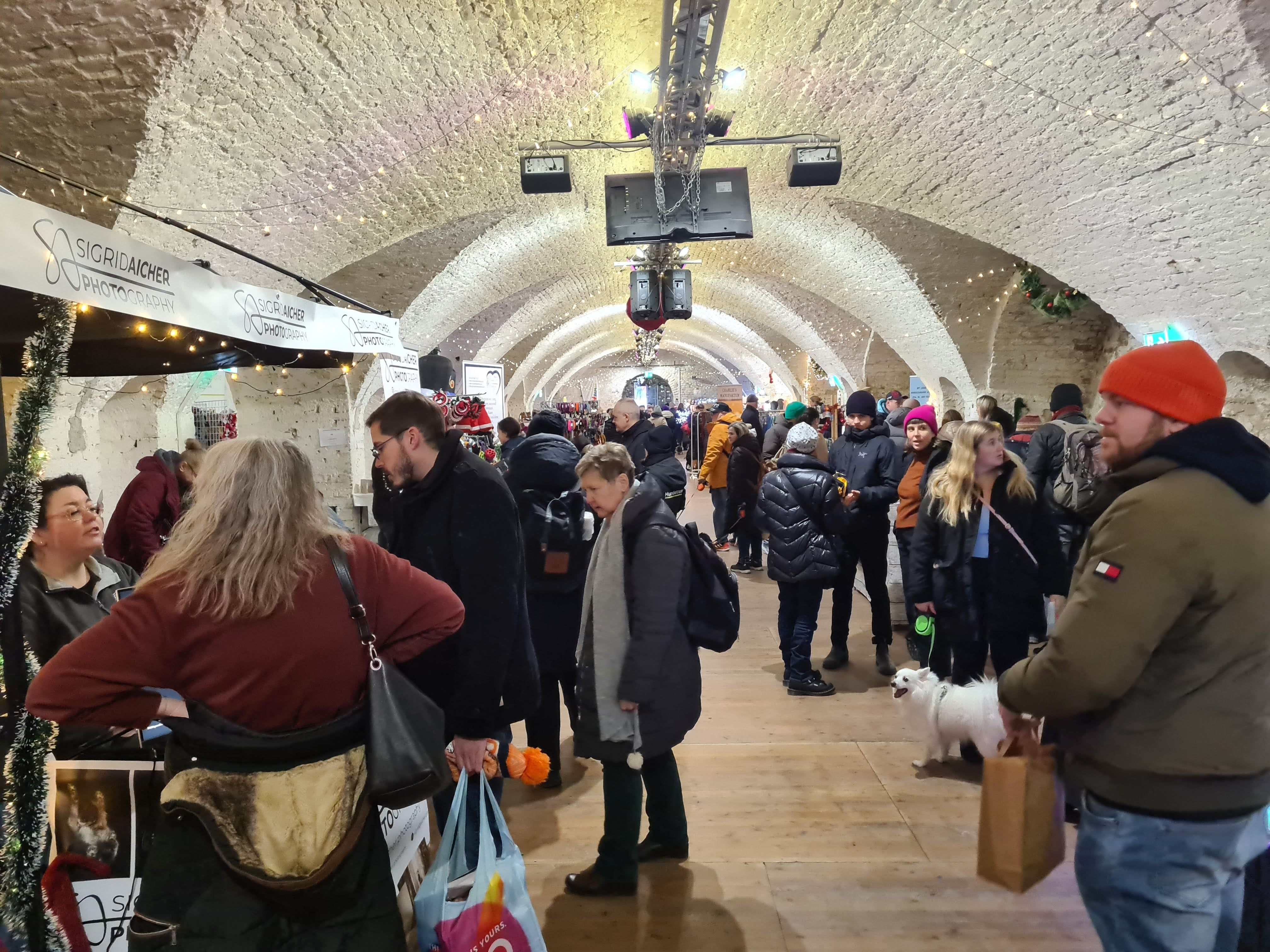 Adventmarkt für Hundefreunde im Schloss Neugebäude.