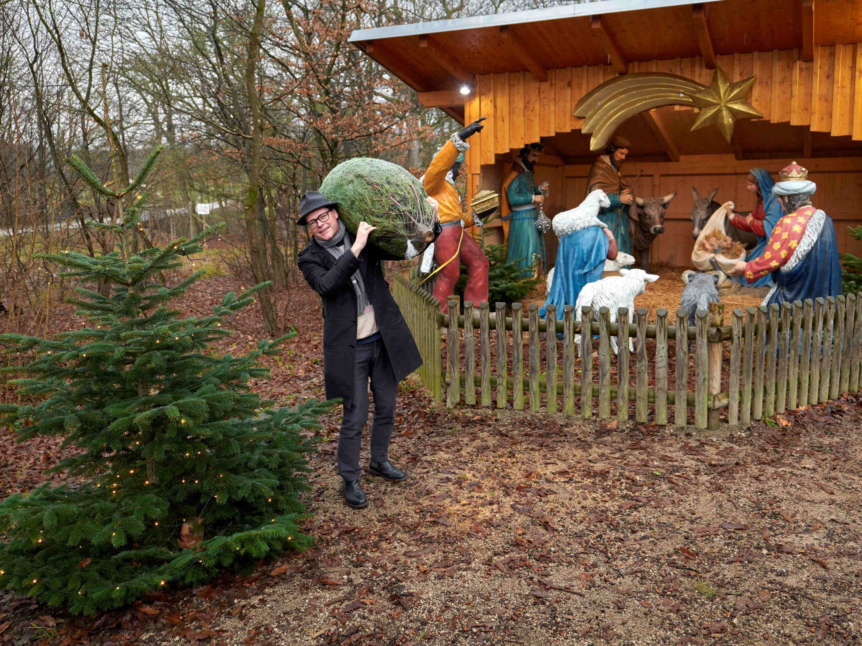 Stadtrat Jürgen Czernohorszky im Lainzer Tiergarten.