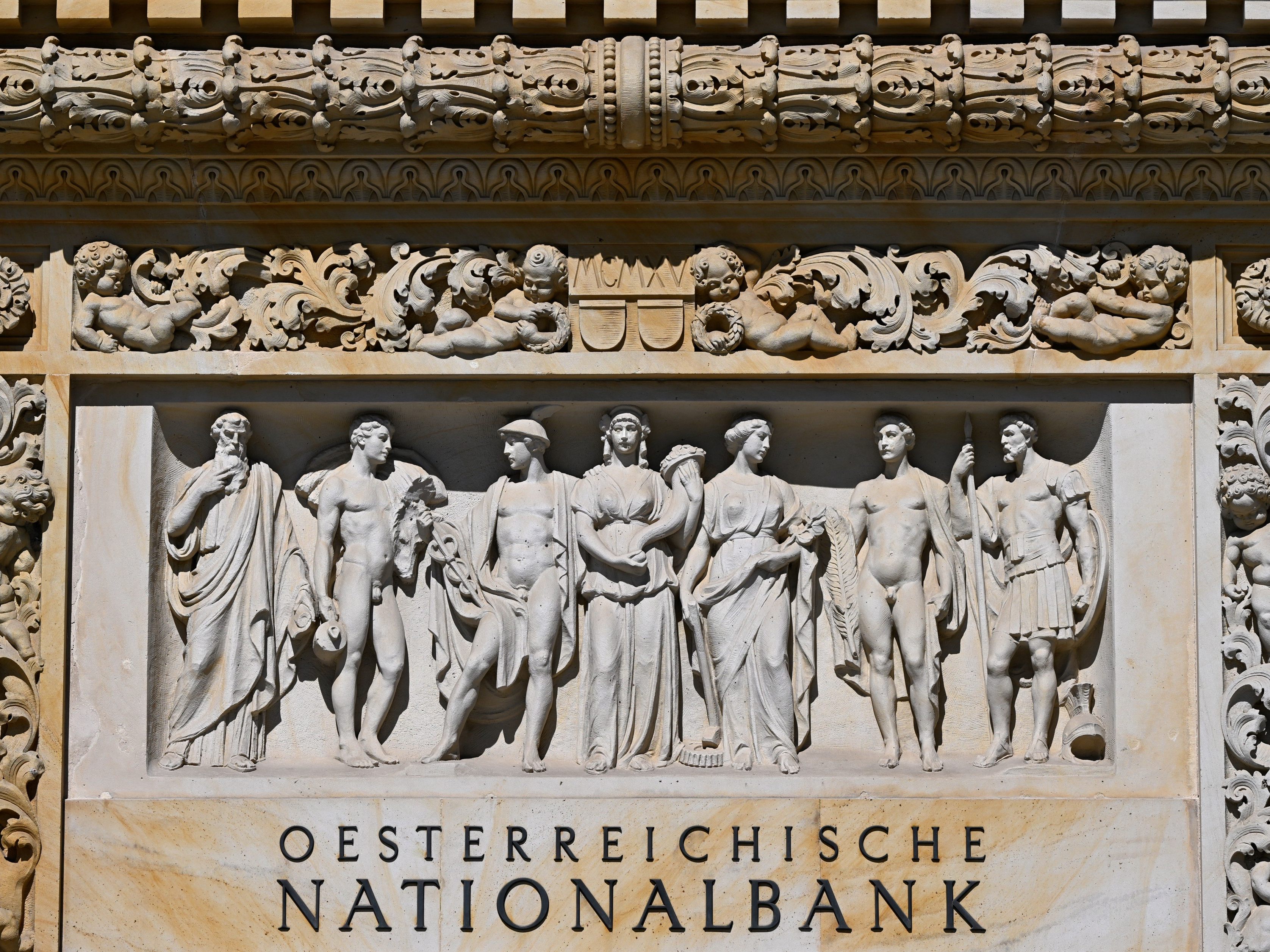 Die Oesterreichische Nationalbank in Wien.