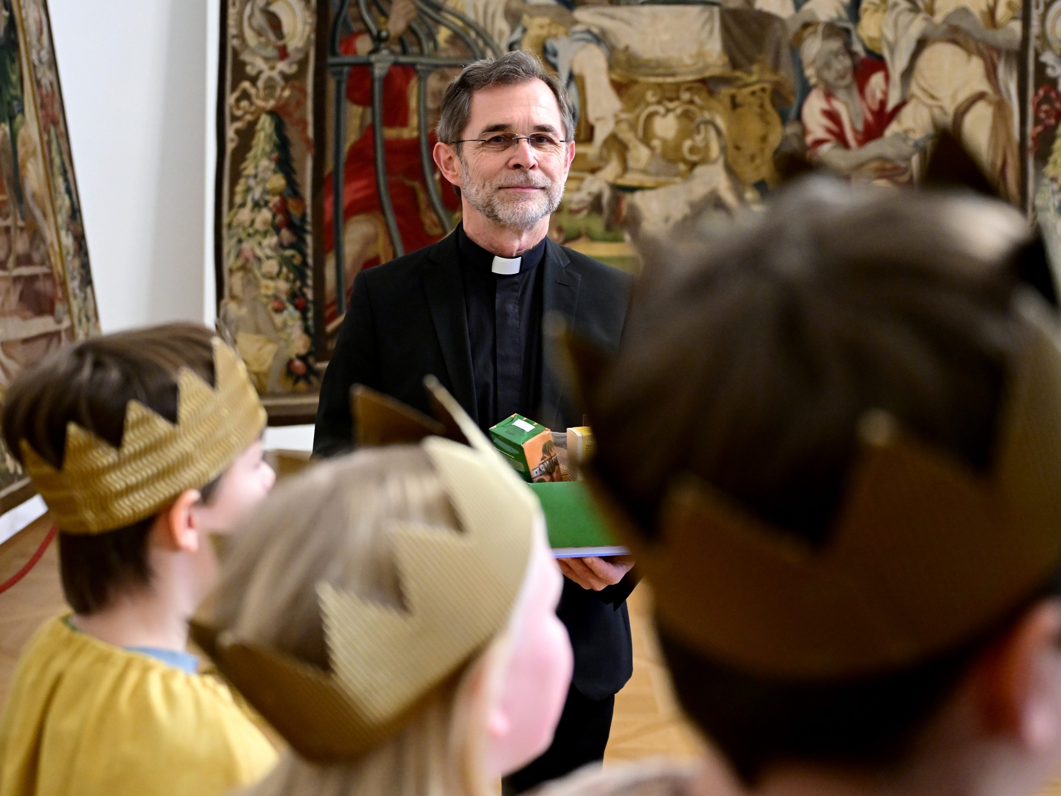 Grünwidl und Sternsinger in Wien.