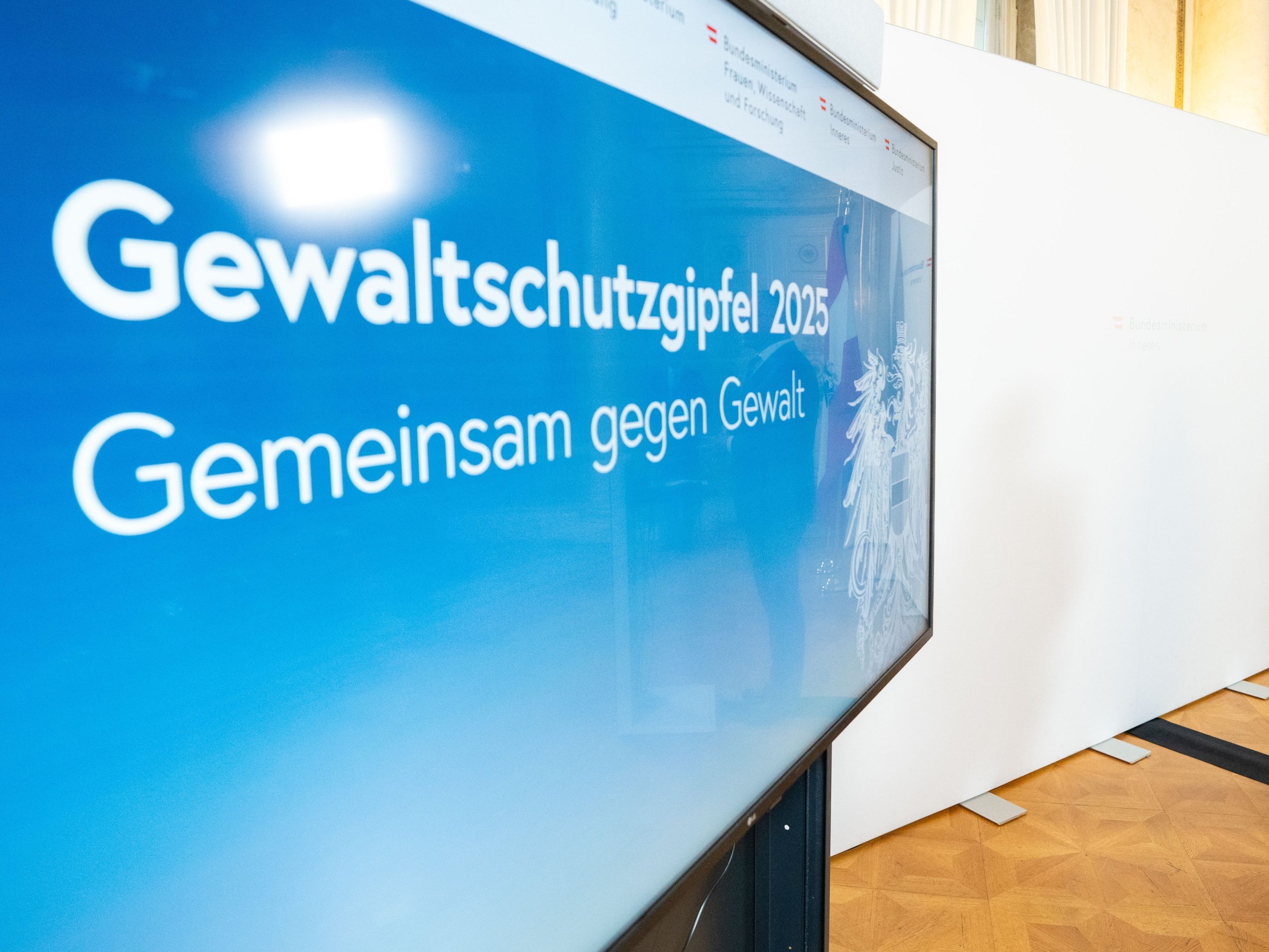 Gewaltschutzgipfel im Innenministerium in Wien.