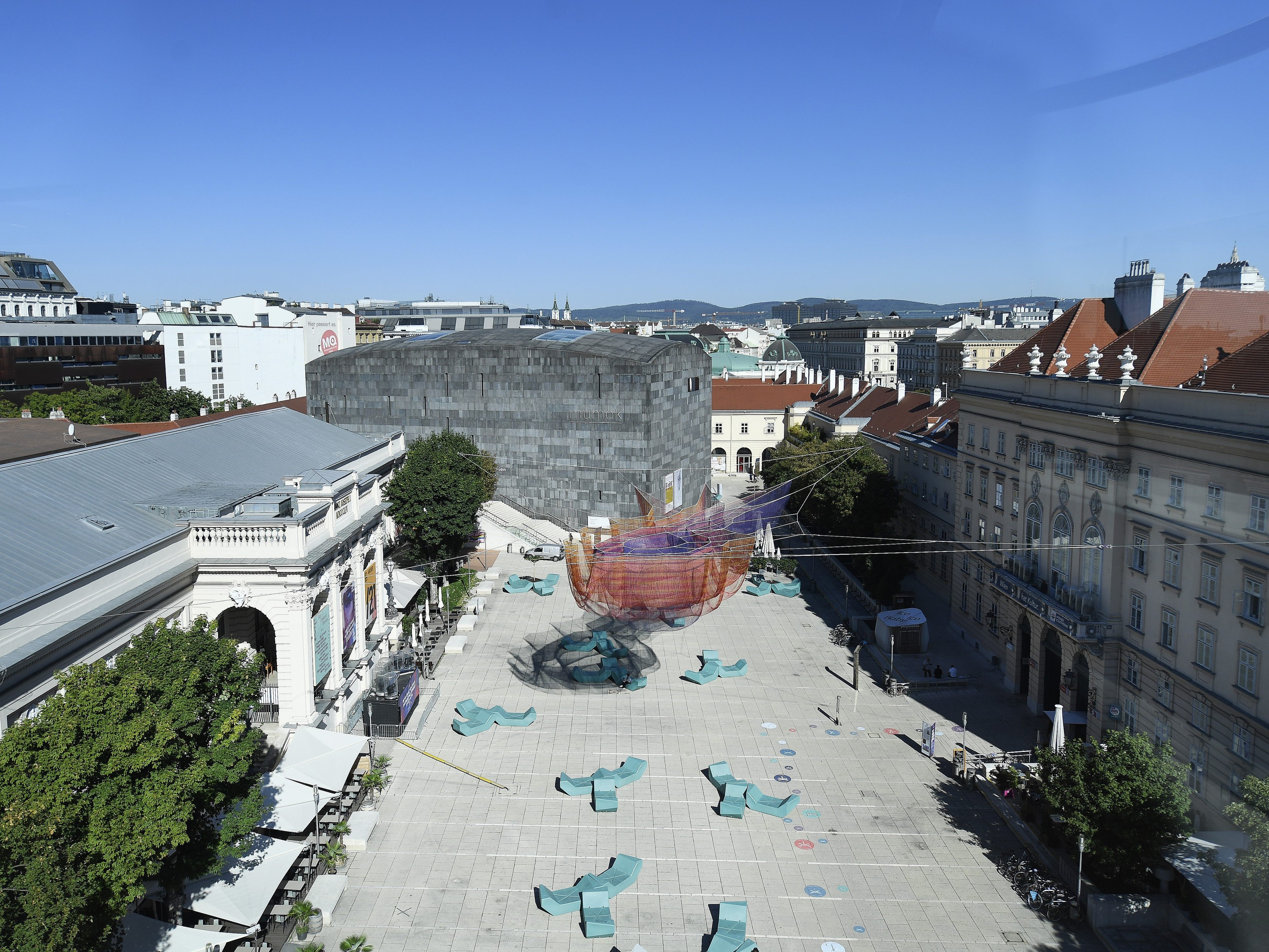 Das Museumsquartier in Wien.
