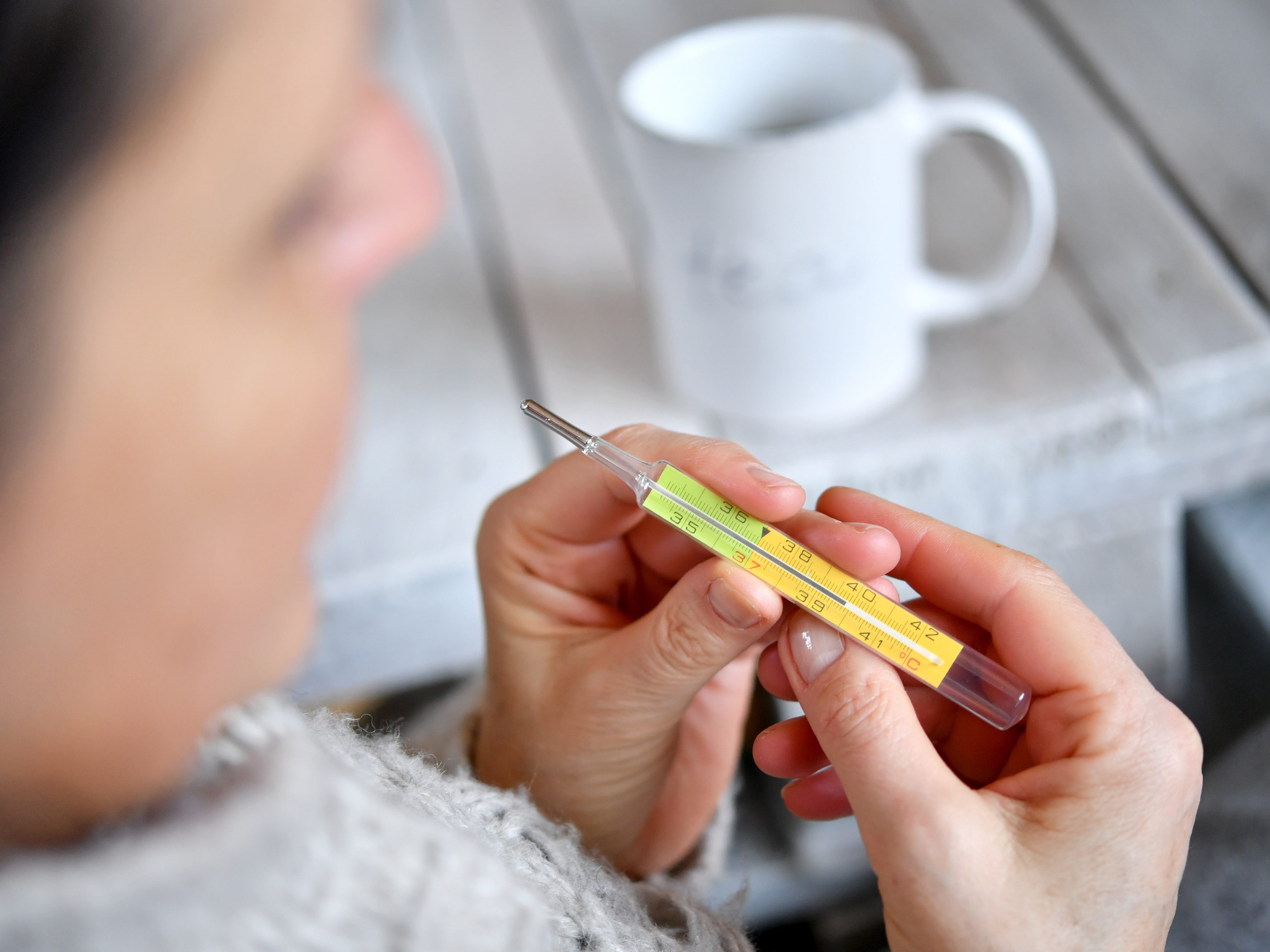 Österreich ist mit einer Grippewelle konfrontiert.
