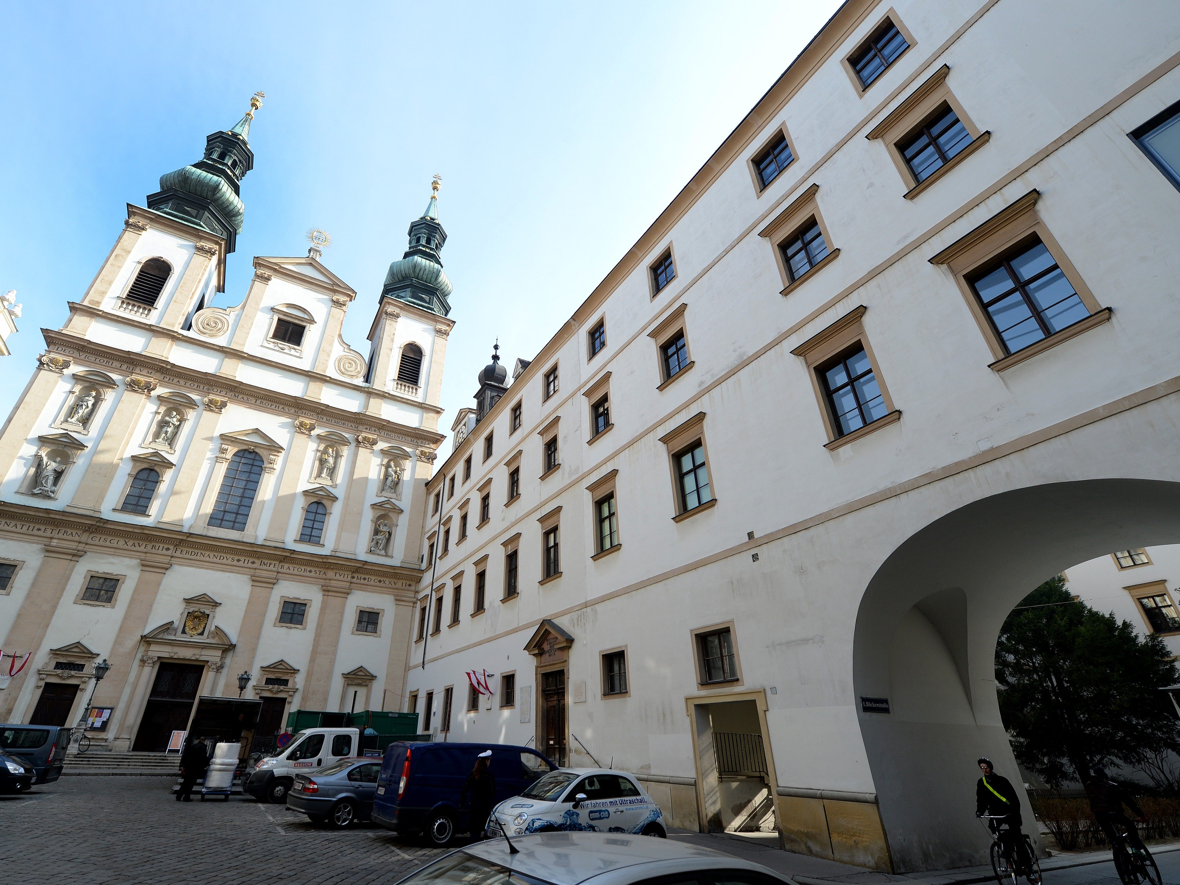 Die Jesuitenkirche wurde zum Tatort.