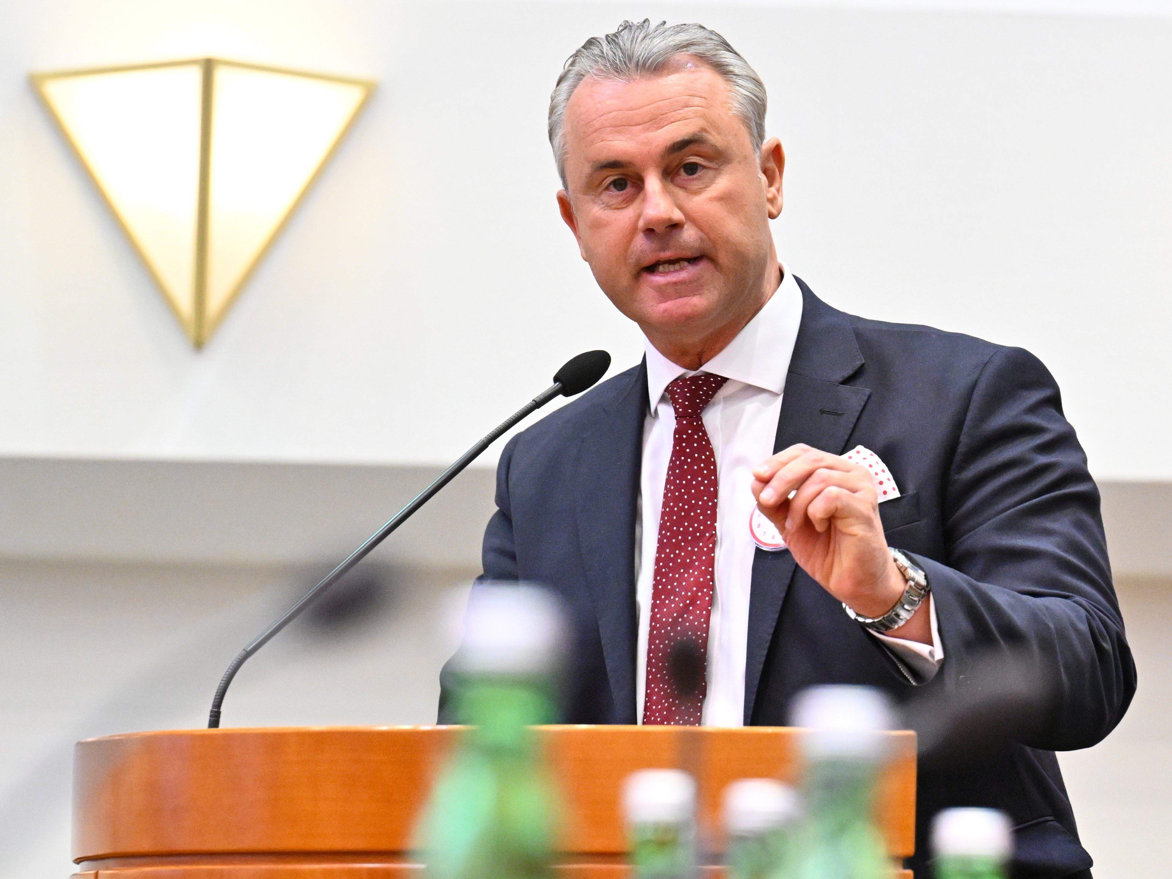 Norbert Hofer bei einer Landtagssondersitzung.