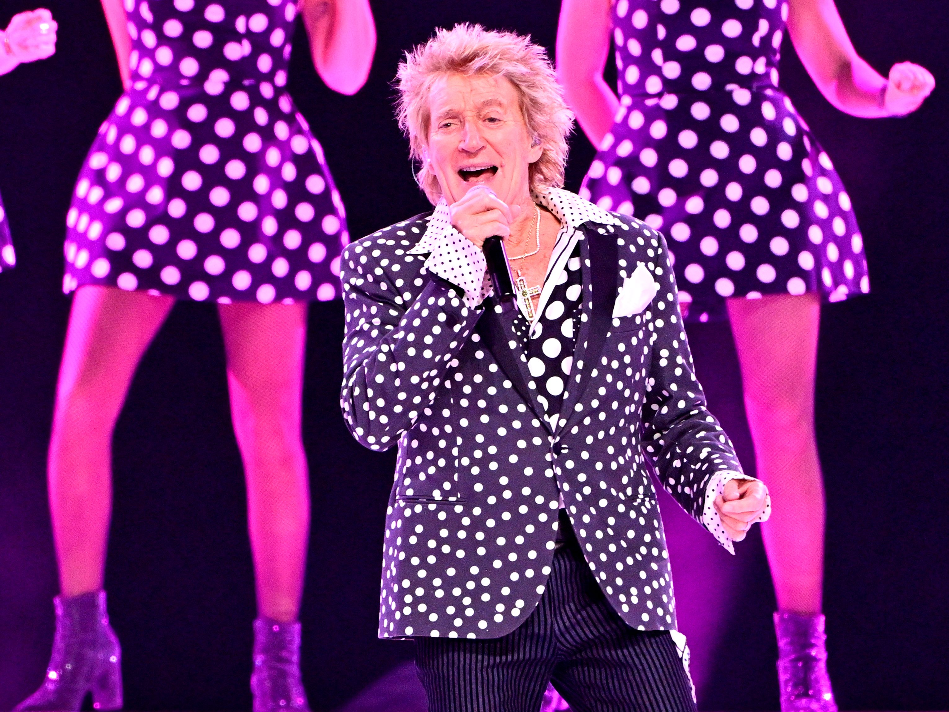 Fast 80 – aber kein bisschen leise: Rod Stewart begeisterte in Wien.