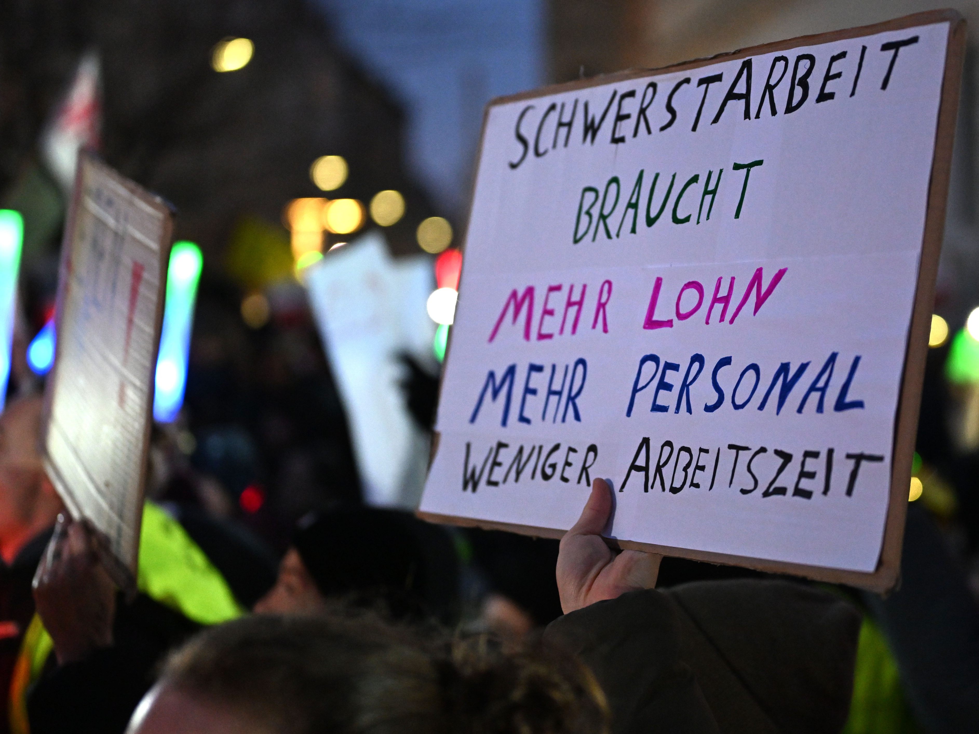 Bild von einer GPA-Aktion vergangene Woche in Wien.