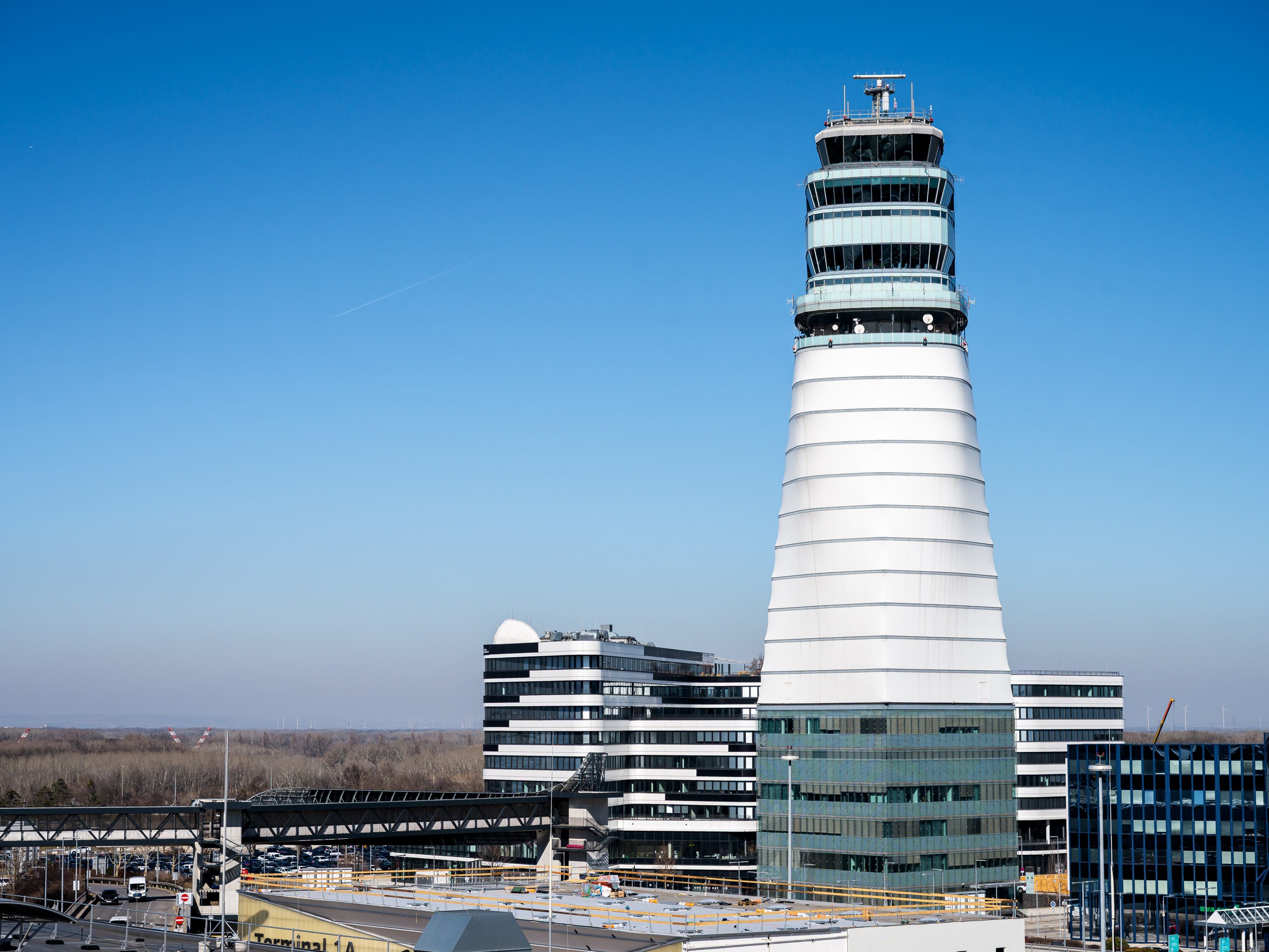 Der Flughafen Wien.