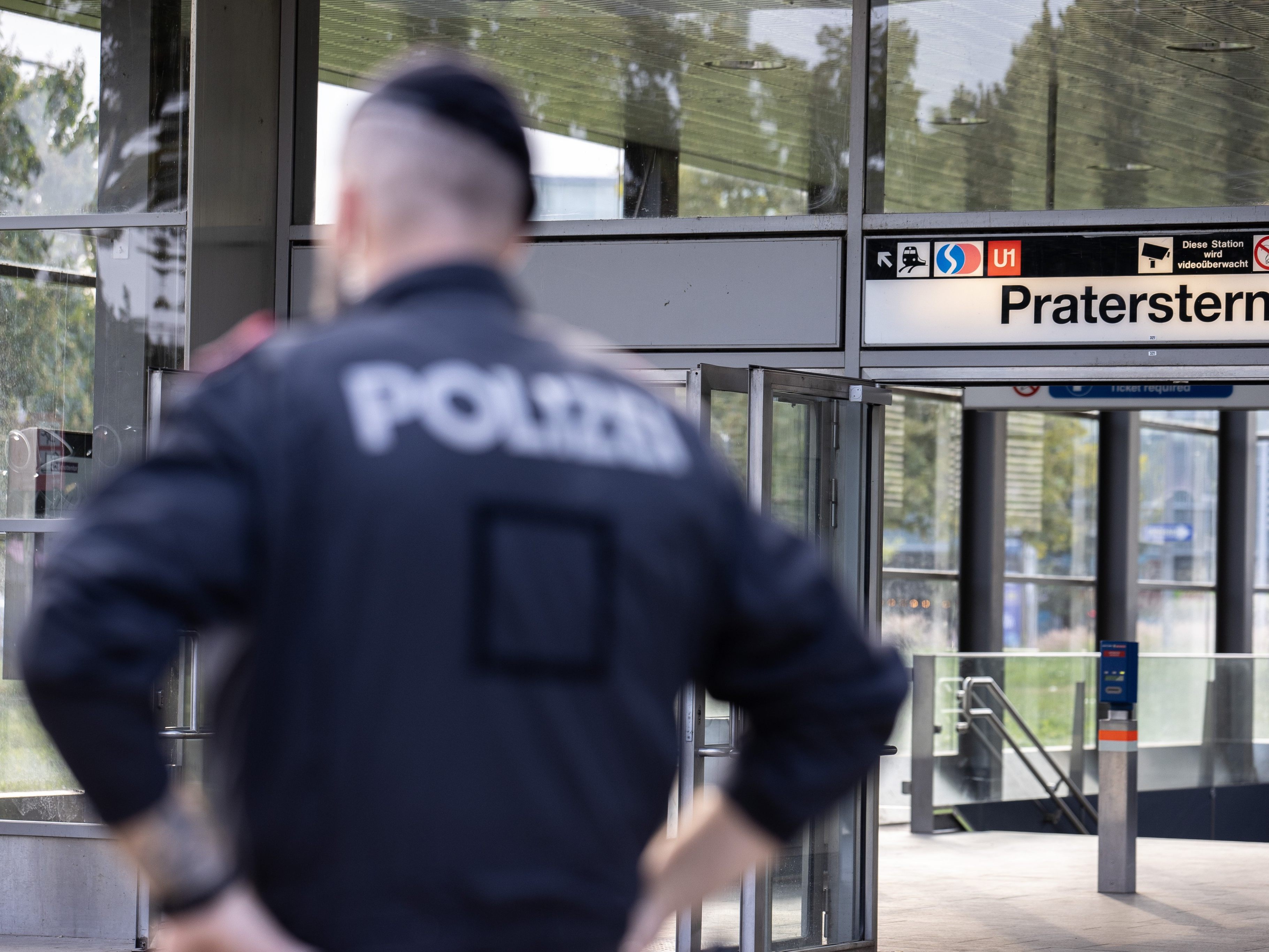 Die Frau verletzte mehrere Beamte.