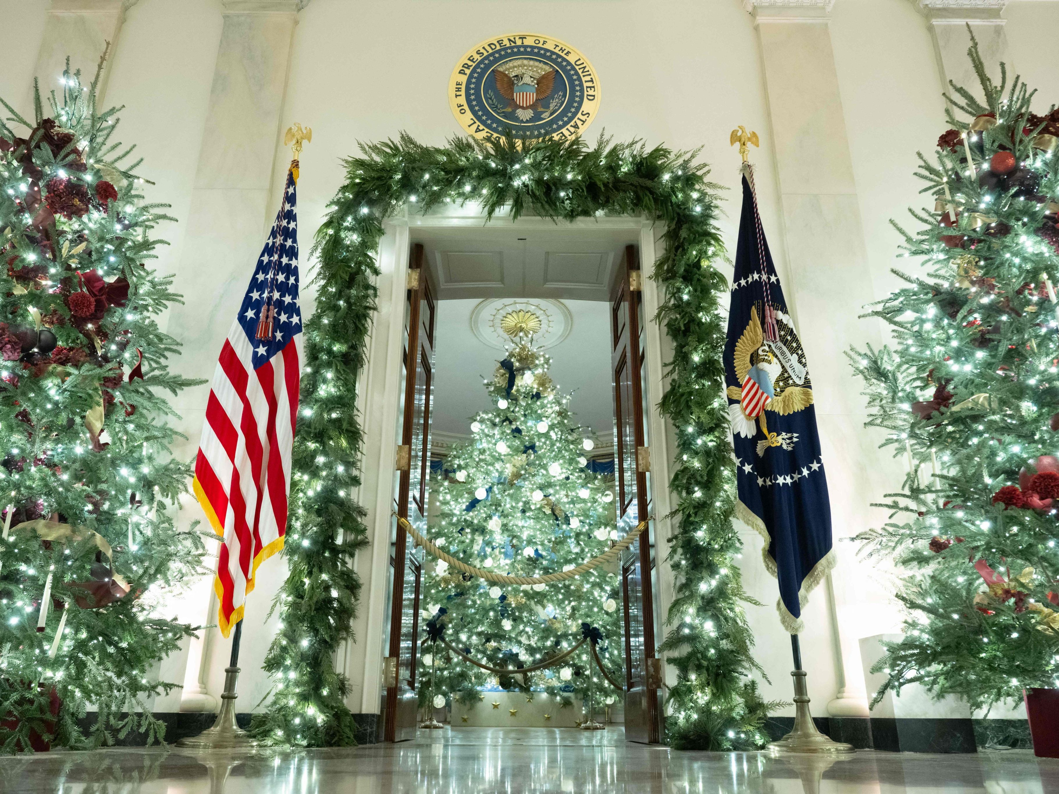 Weihnachten im Weißen Haus: So schmückt Melania Trump 2025.