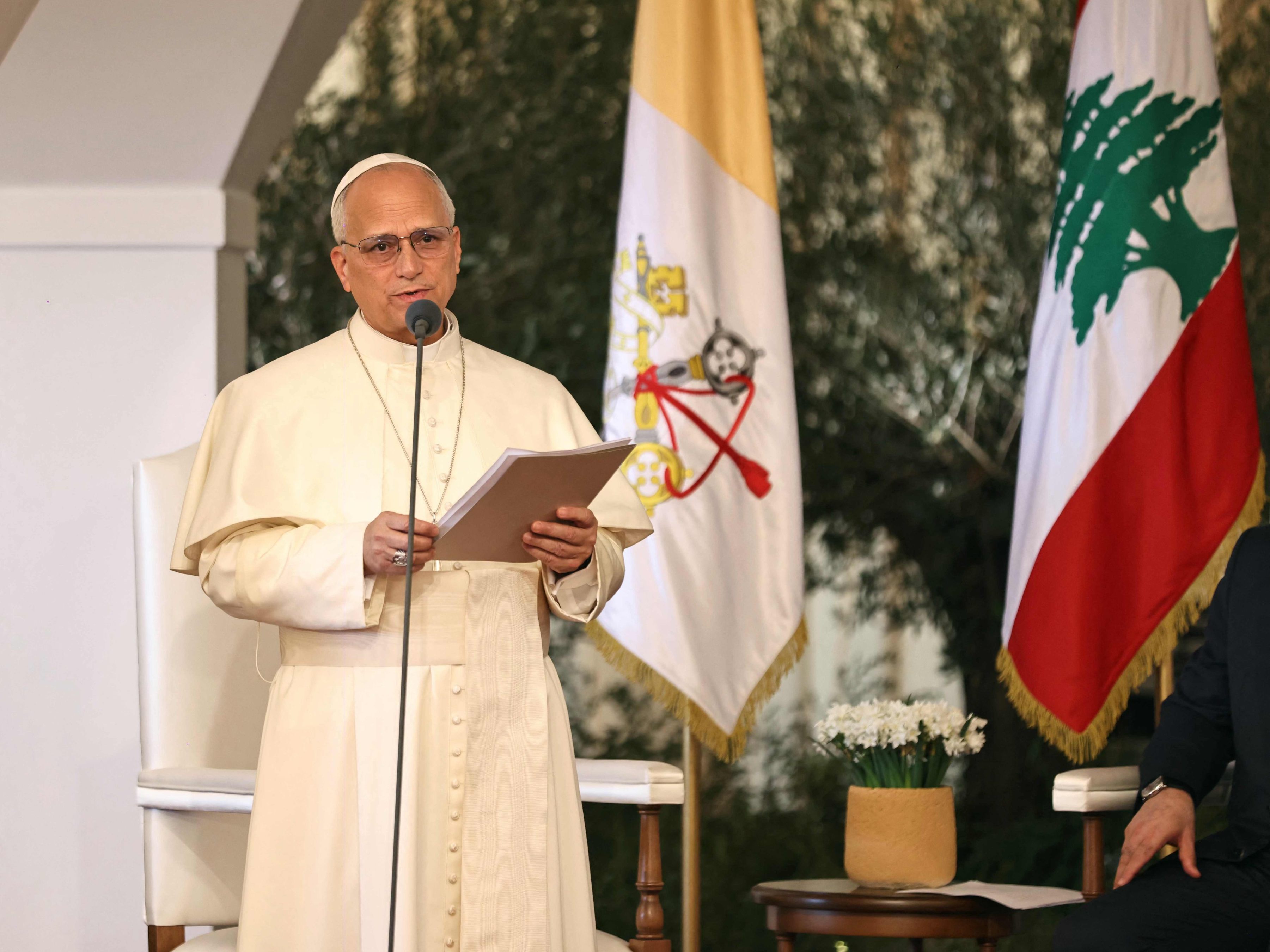 Papst Leo sendet Friedensappell aus Beirut