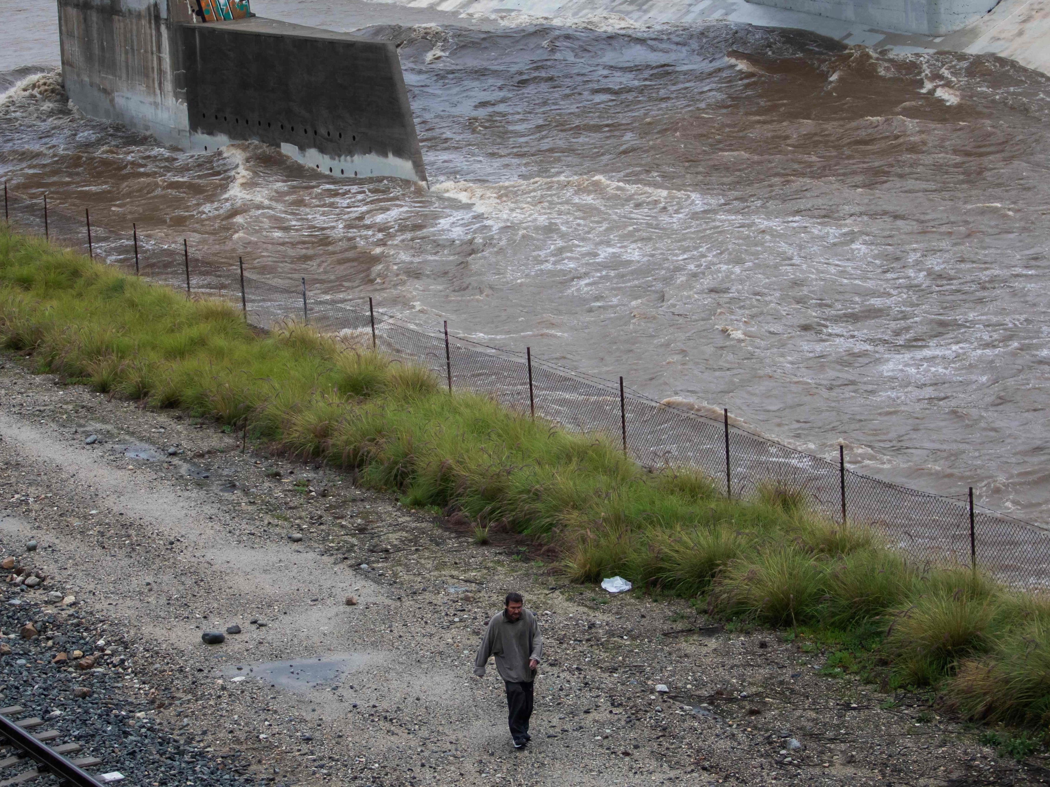 Heftige Unwetter zu Weihnachten in Kalifornien.