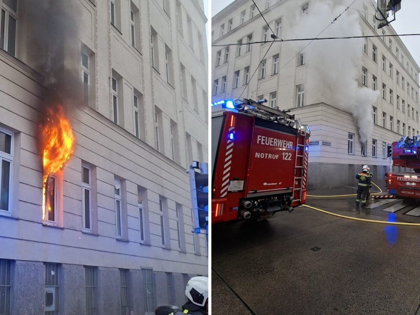 Die Feuerwehr rückte insgesamt mit 14 Fahrzeugen aus.