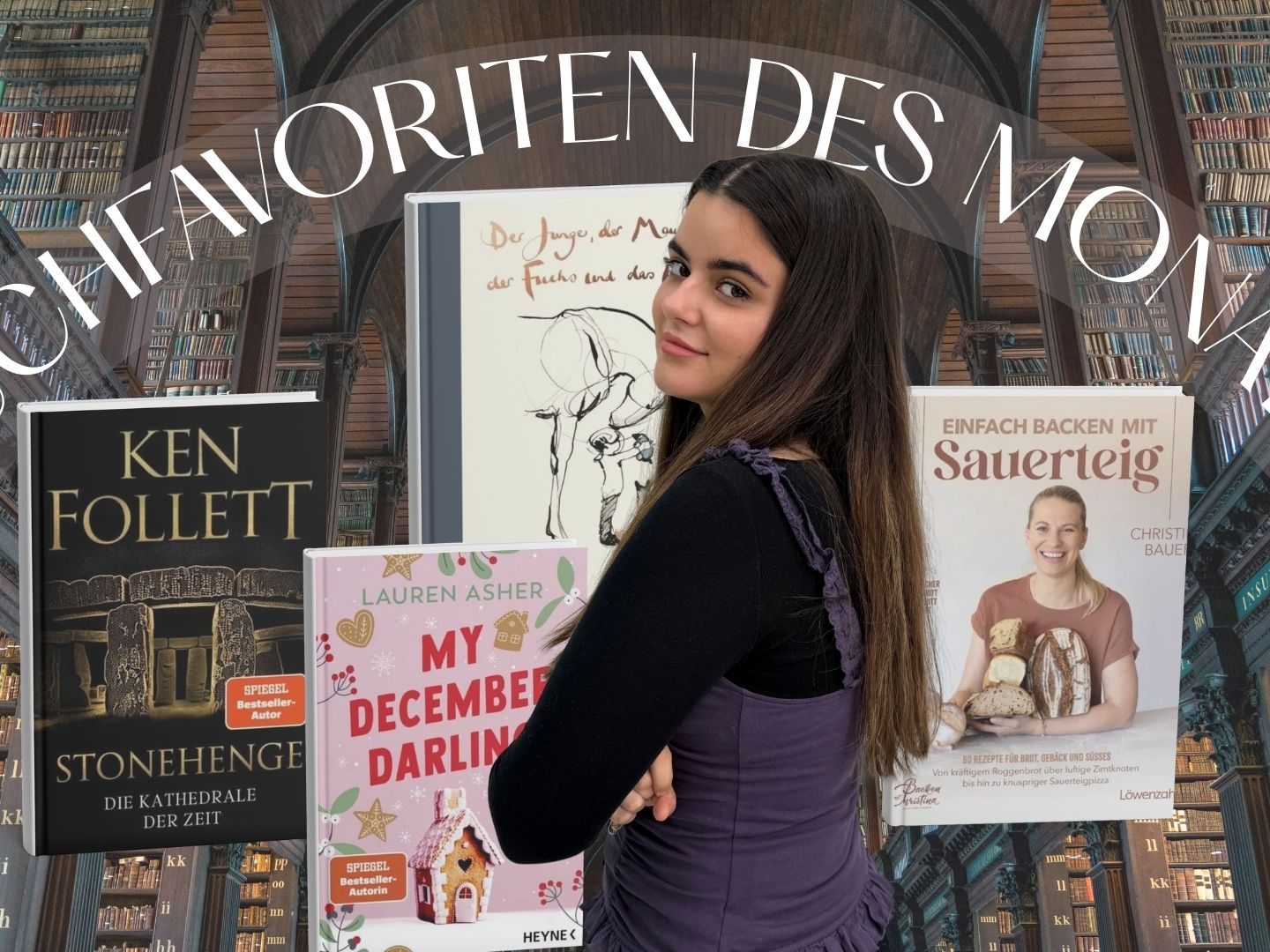 Dein Monats-Update aus der Bücherwelt: Bestseller, BookTok-Trends & persönliche Empfehlungen.