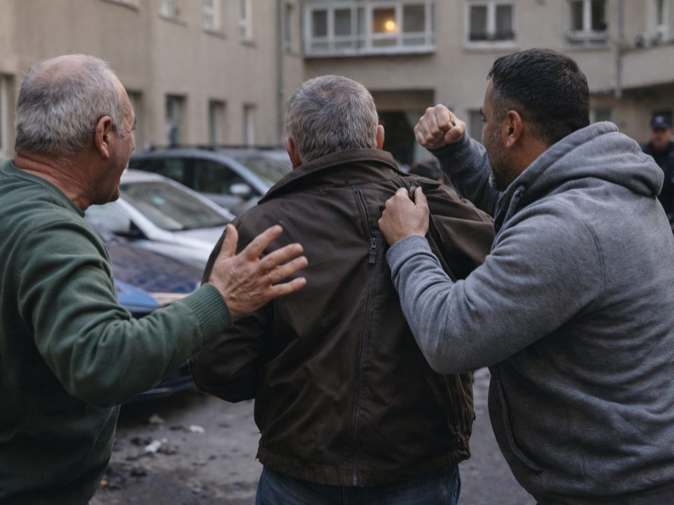Ein Park-Streit brachte die Polizei auf den Plan.