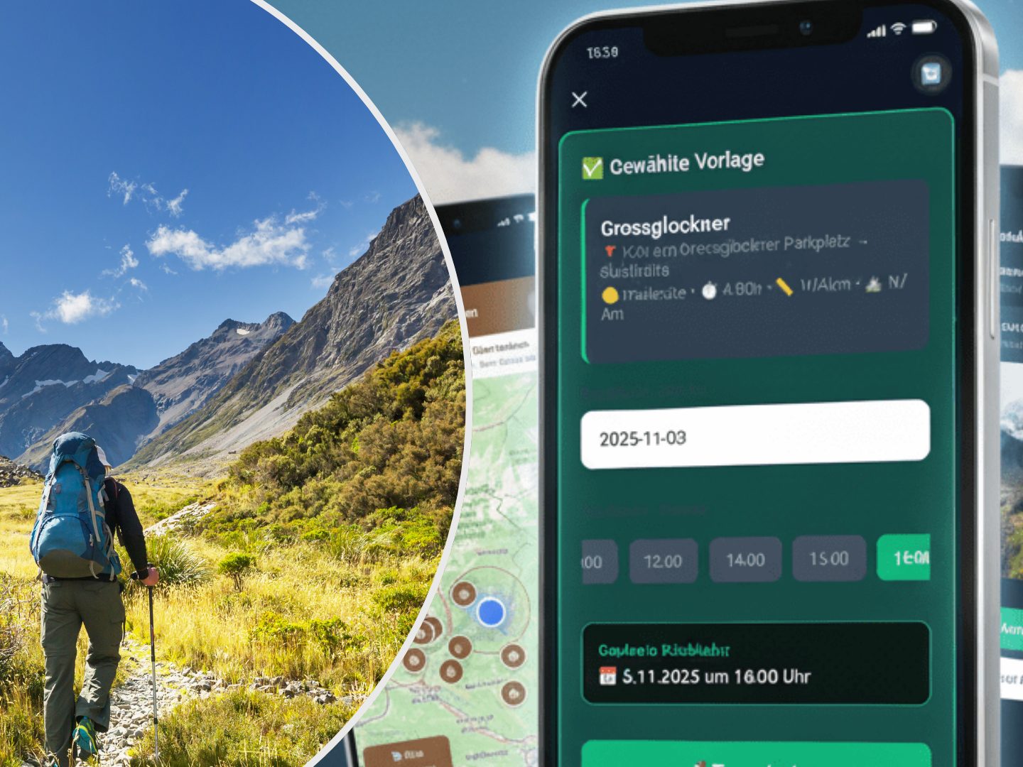 BergMate: Die App, die dich auch ohne Handyempfang rettet.