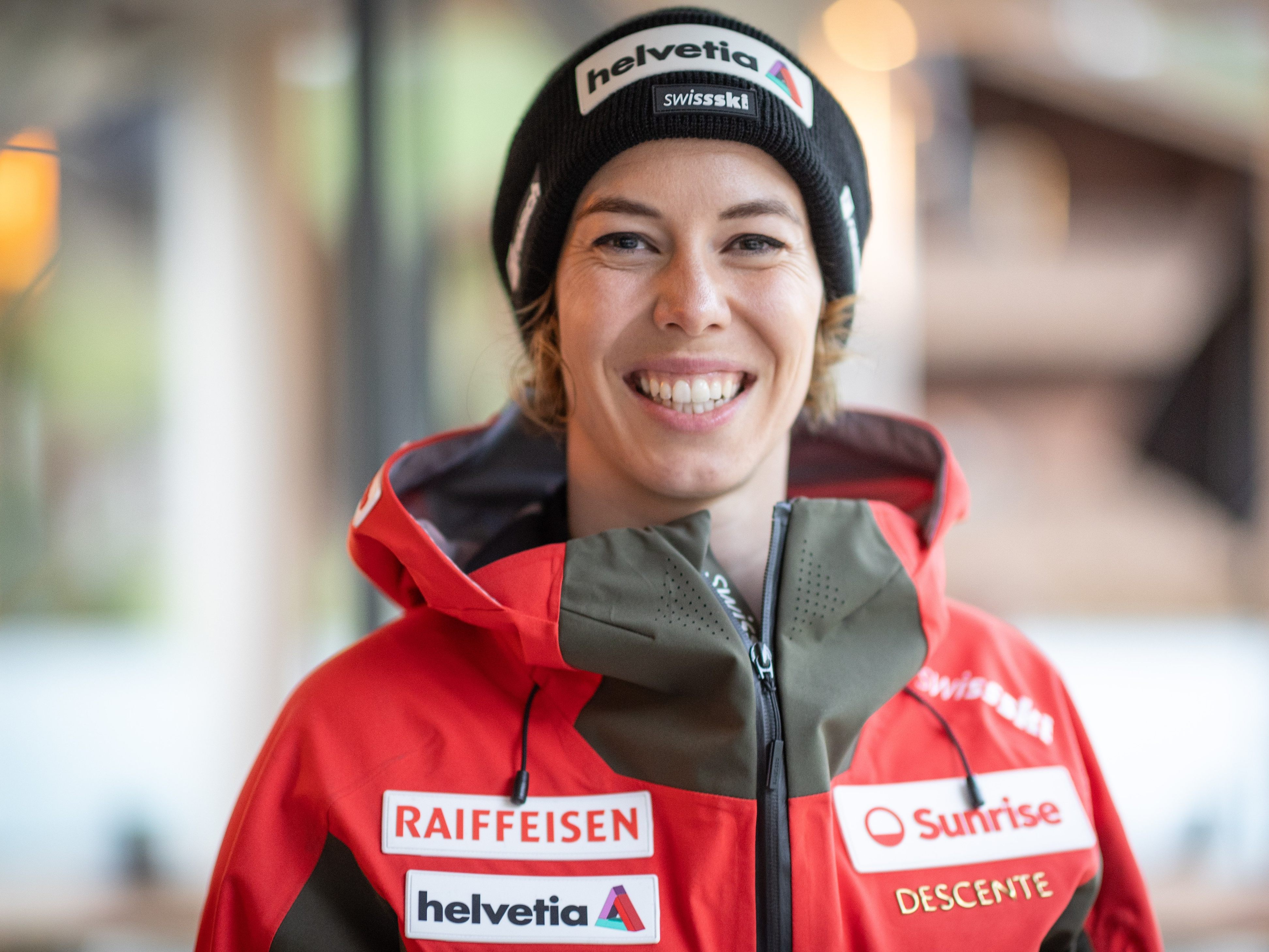 Michelle Gisin stürzte mit über 112 km/h im Abfahrtstraining von St. Moritz.