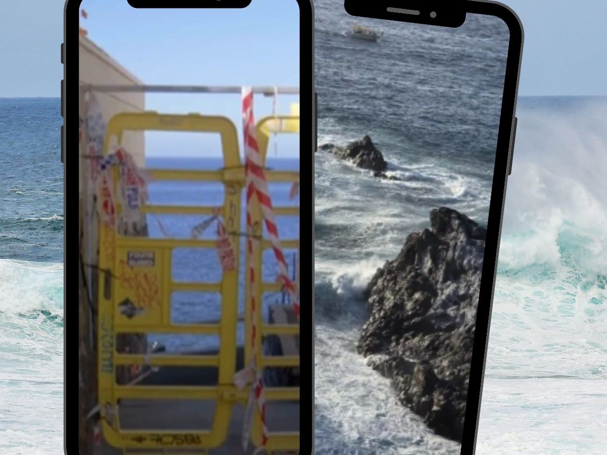 Die Absperrung wurde trotz Warnung ignoriert.