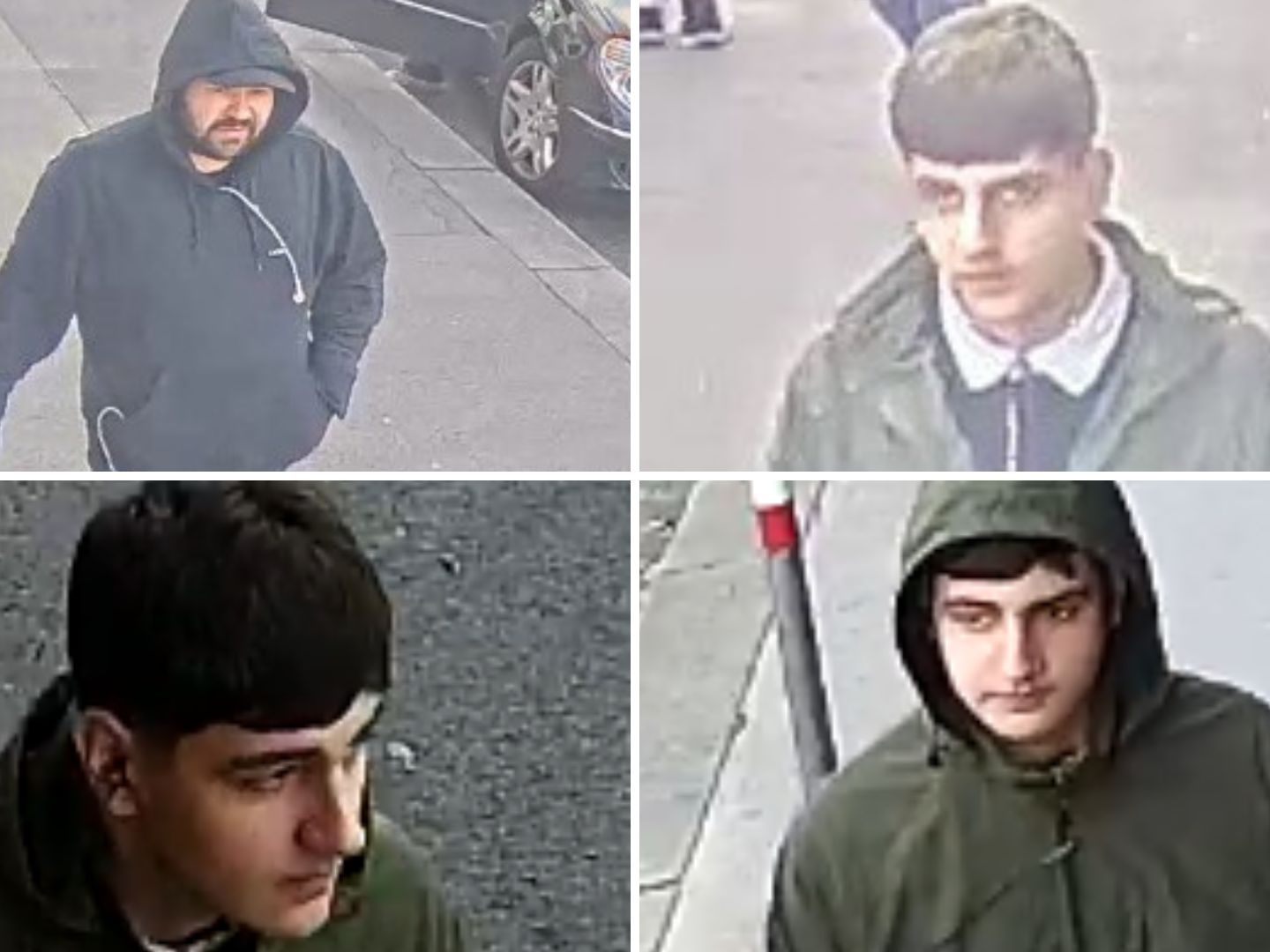 Die Polizei bittet um Hinweise zu den gesuchten Tatverdächtigen.