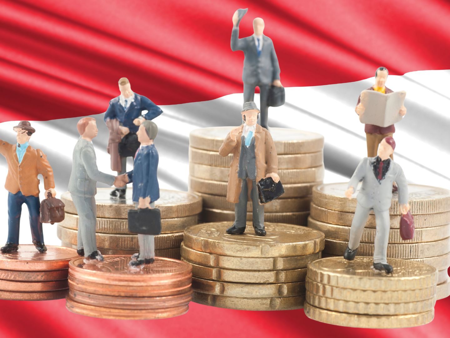 Die Vermögenskluft in Österreich bleibt.