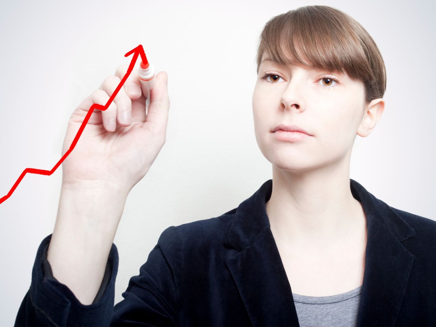 Mittelständische Unternehmen sind etwas optimistischer.