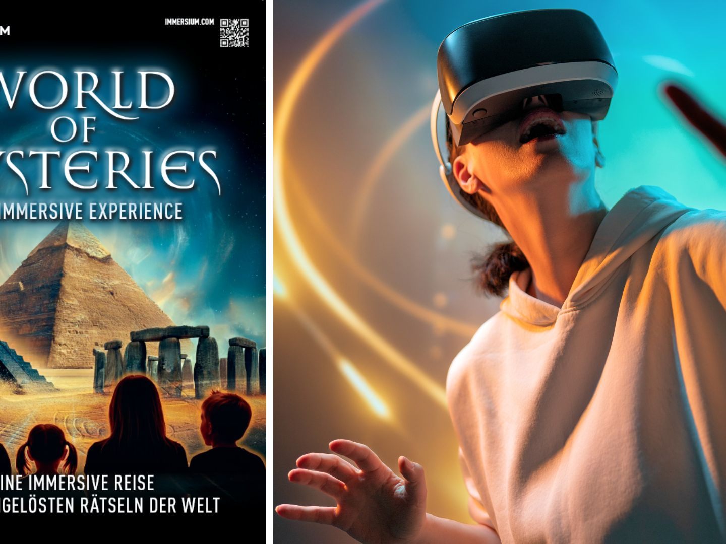 Die Geheimnisse der Menschheit hautnah erleben.